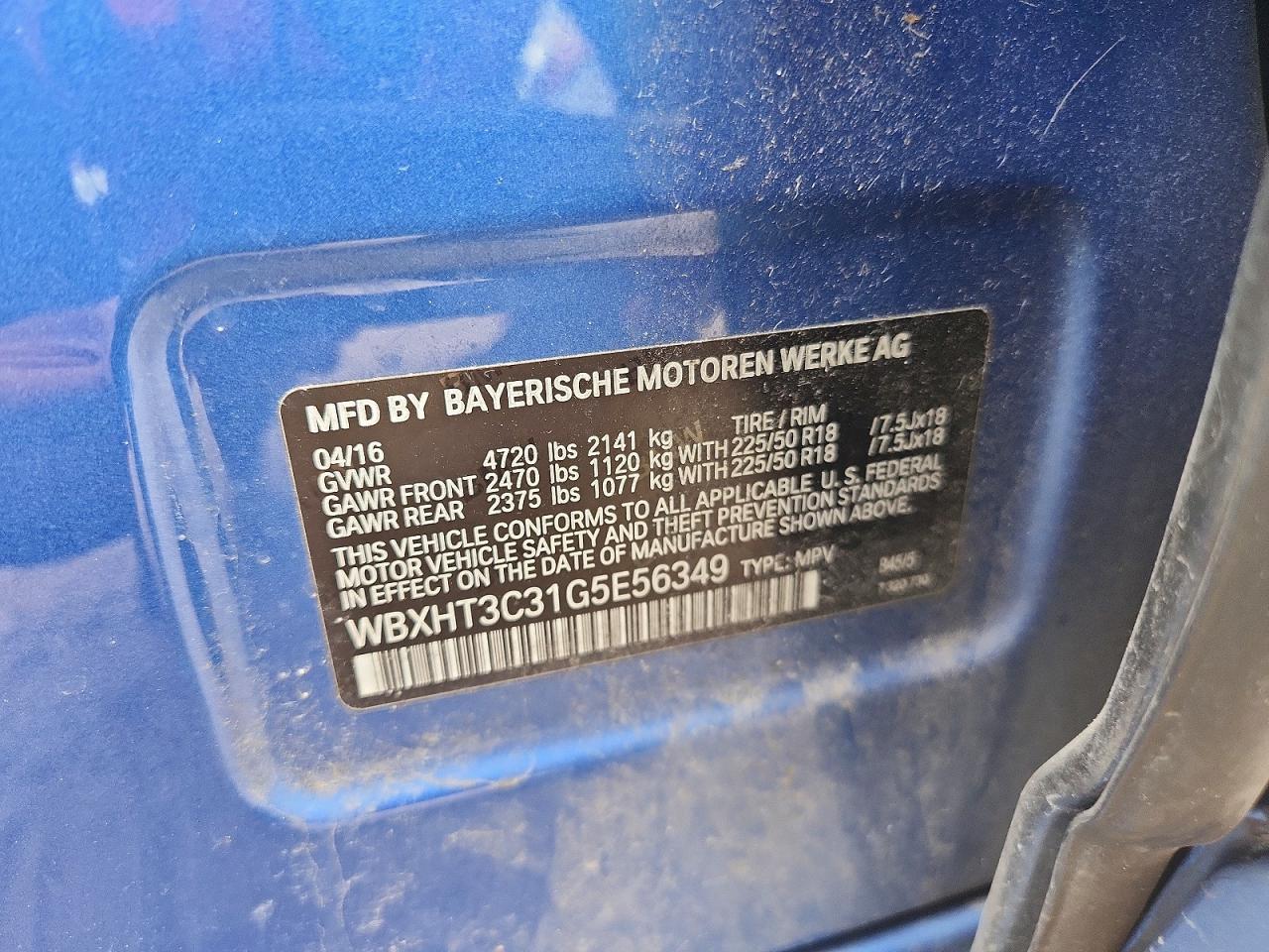 2016 BMW X1 xDrive28I - zdjęcie 12