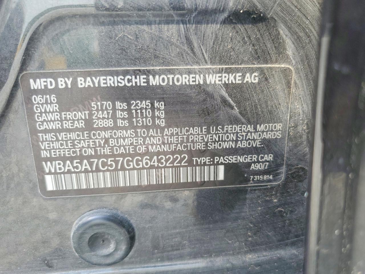 2016 BMW Seria 5 528i - zdjęcie 12