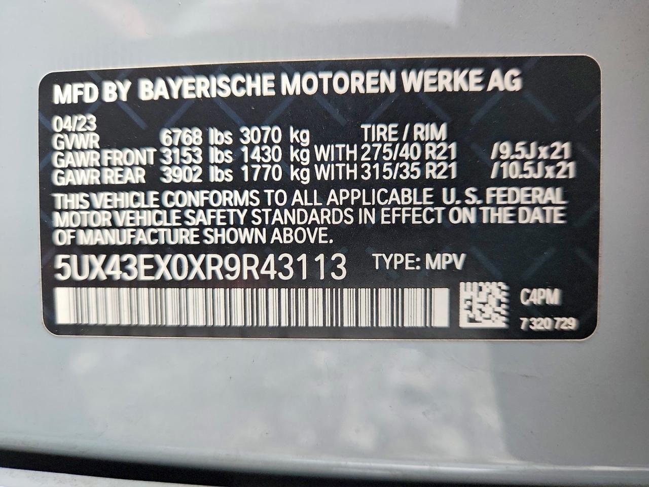2024 BMW X6 M60I - zdjęcie 13