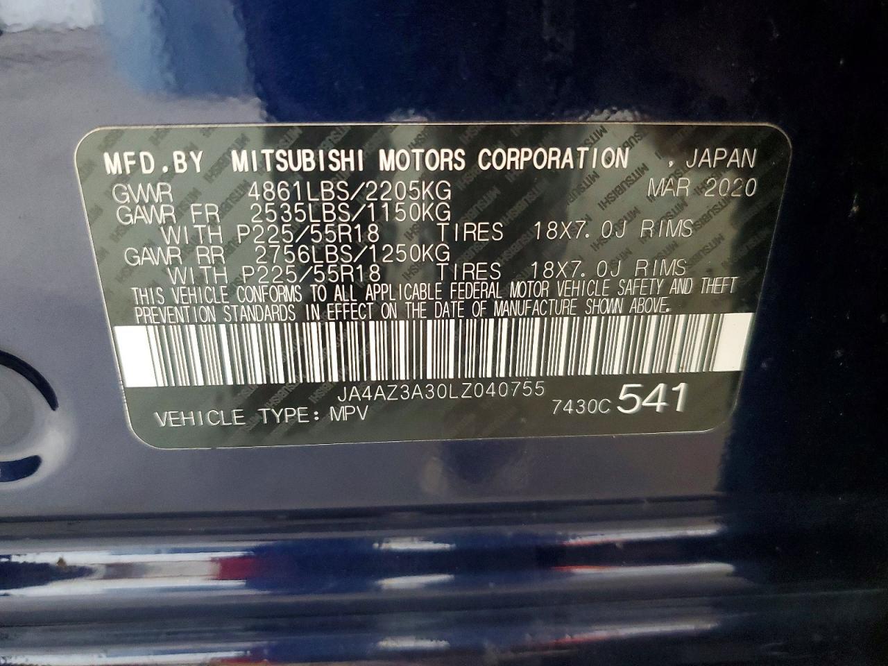 2020 Mitsubishi Outlander Se - zdjęcie 13