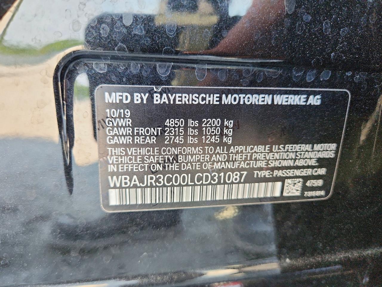2020 BMW 530 I - zdjęcie 12