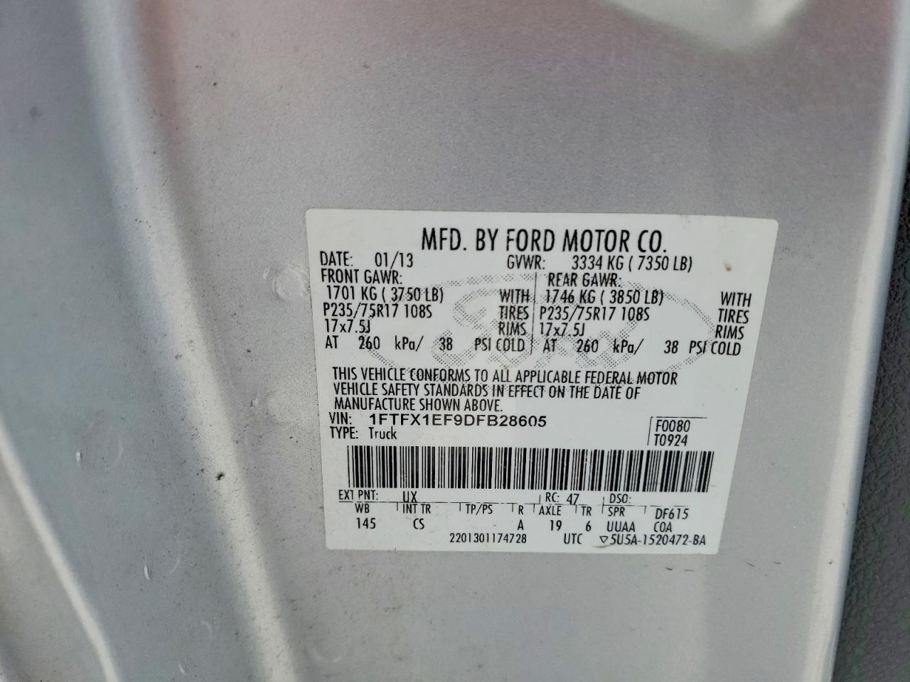 2013 Ford F-150 - zdjęcie 12