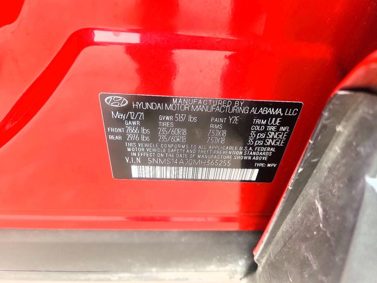 2021 Hyundai Santa Fe Se - zdjęcie 23