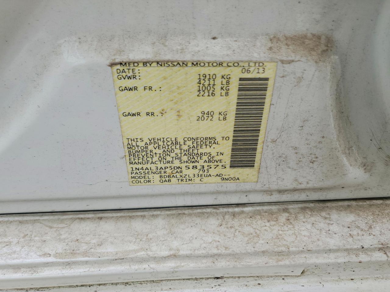 2013 Nissan Altima 2.5 - zdjęcie 12