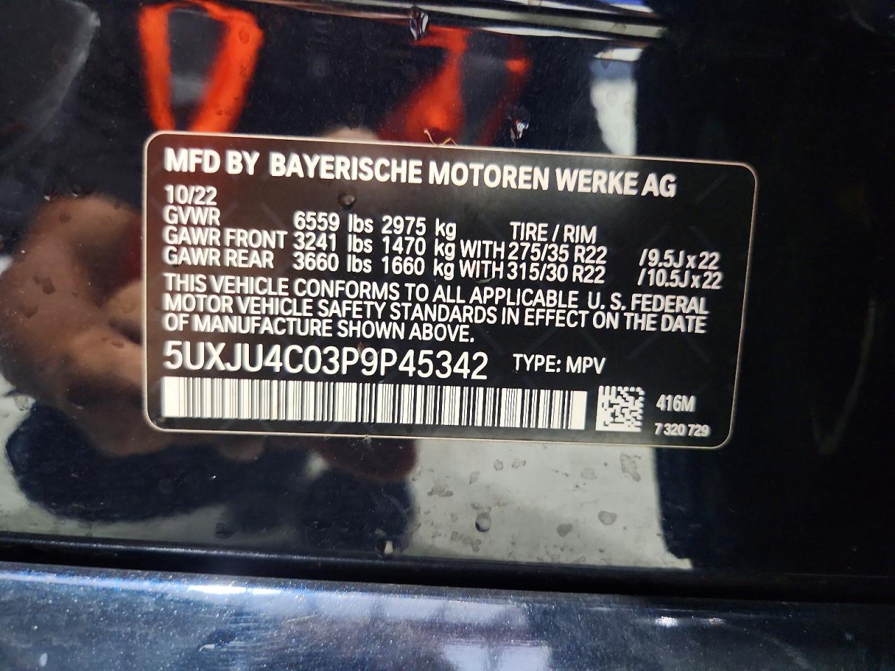 2023 BMW X5 M50I - zdjęcie 14