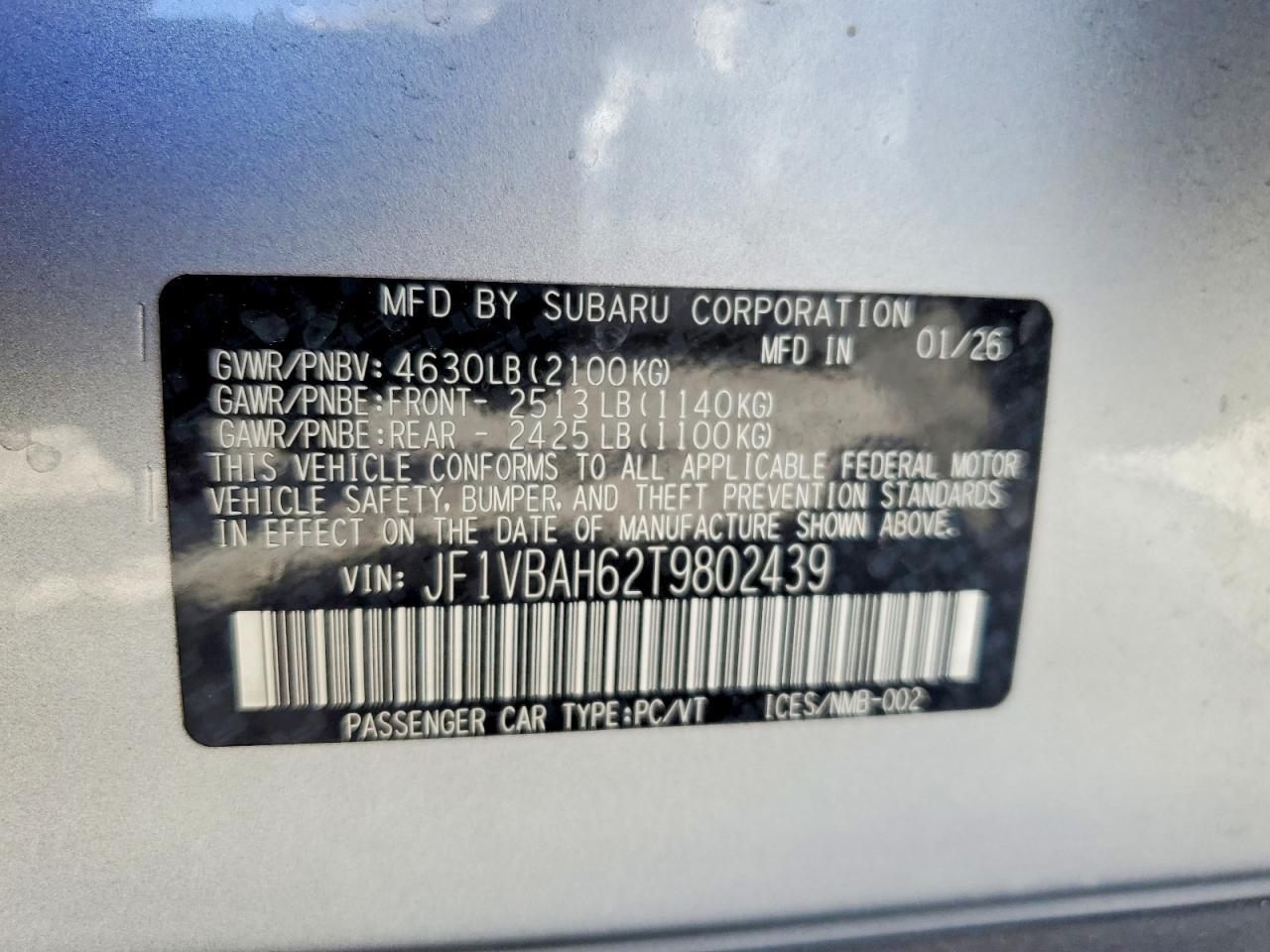 2026 Subaru Wrx Premium - zdjęcie 13