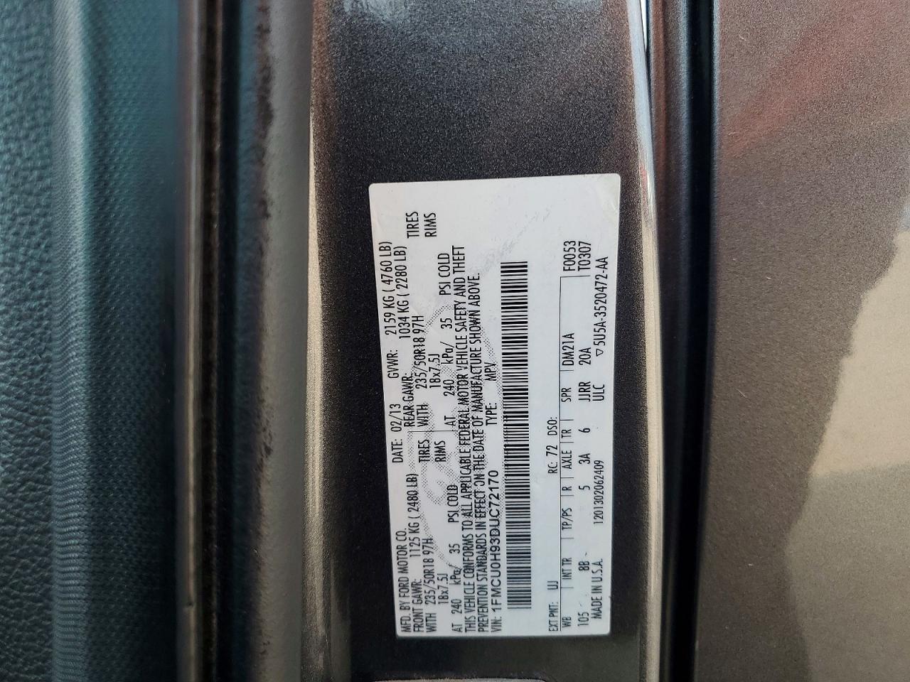 2013 Ford Escape Sel - zdjęcie 13