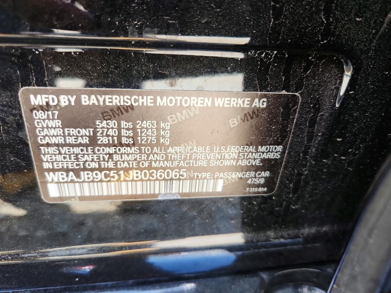 2018 BMW Seria 5 M550i - zdjęcie 12