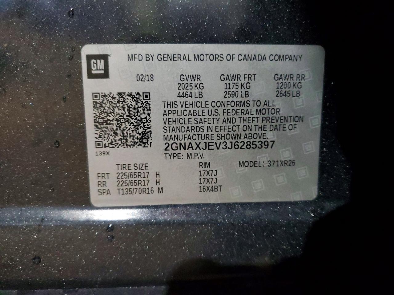 2018 Chevrolet Equinox Lt - zdjęcie 12