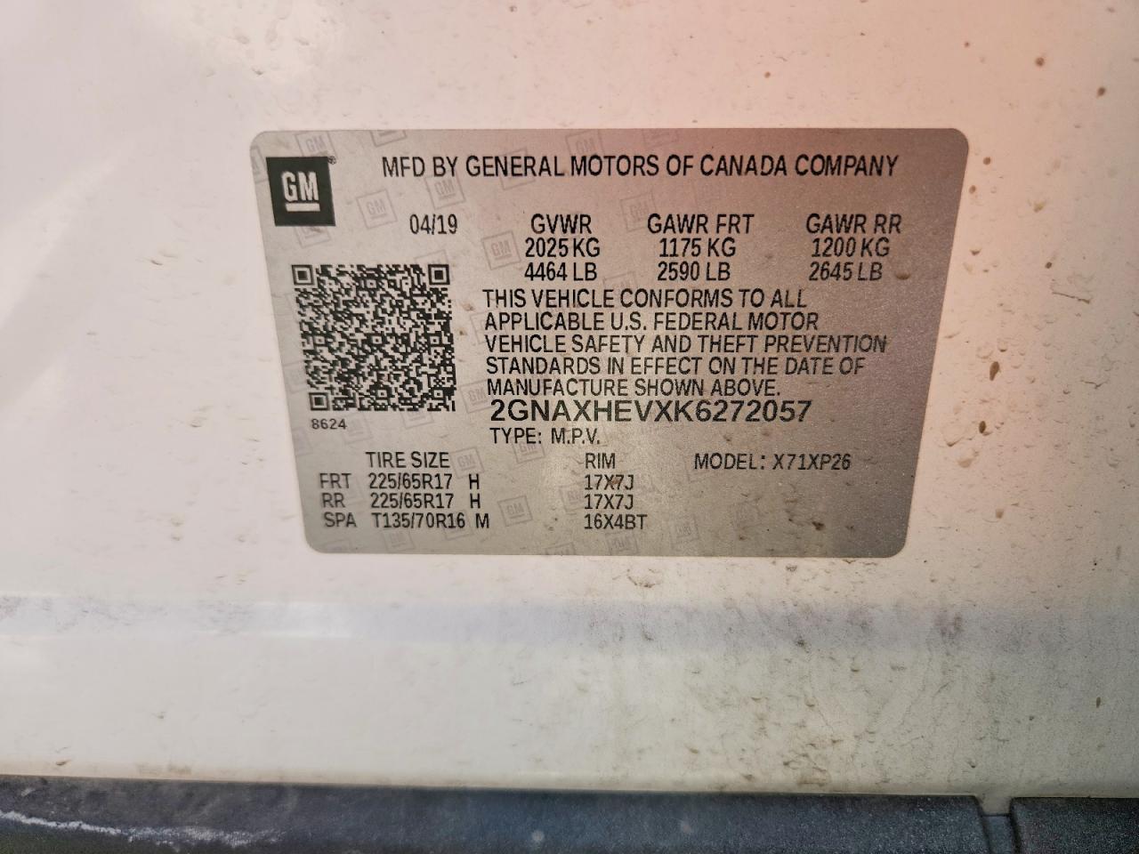 2019 Chevrolet Equinox Ls - zdjęcie 12