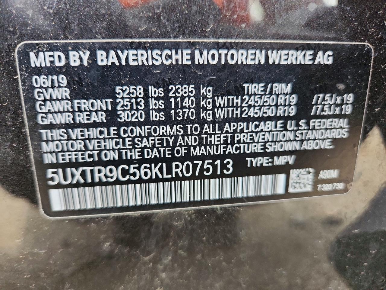 2019 BMW X3 xDrive30I - zdjęcie 14