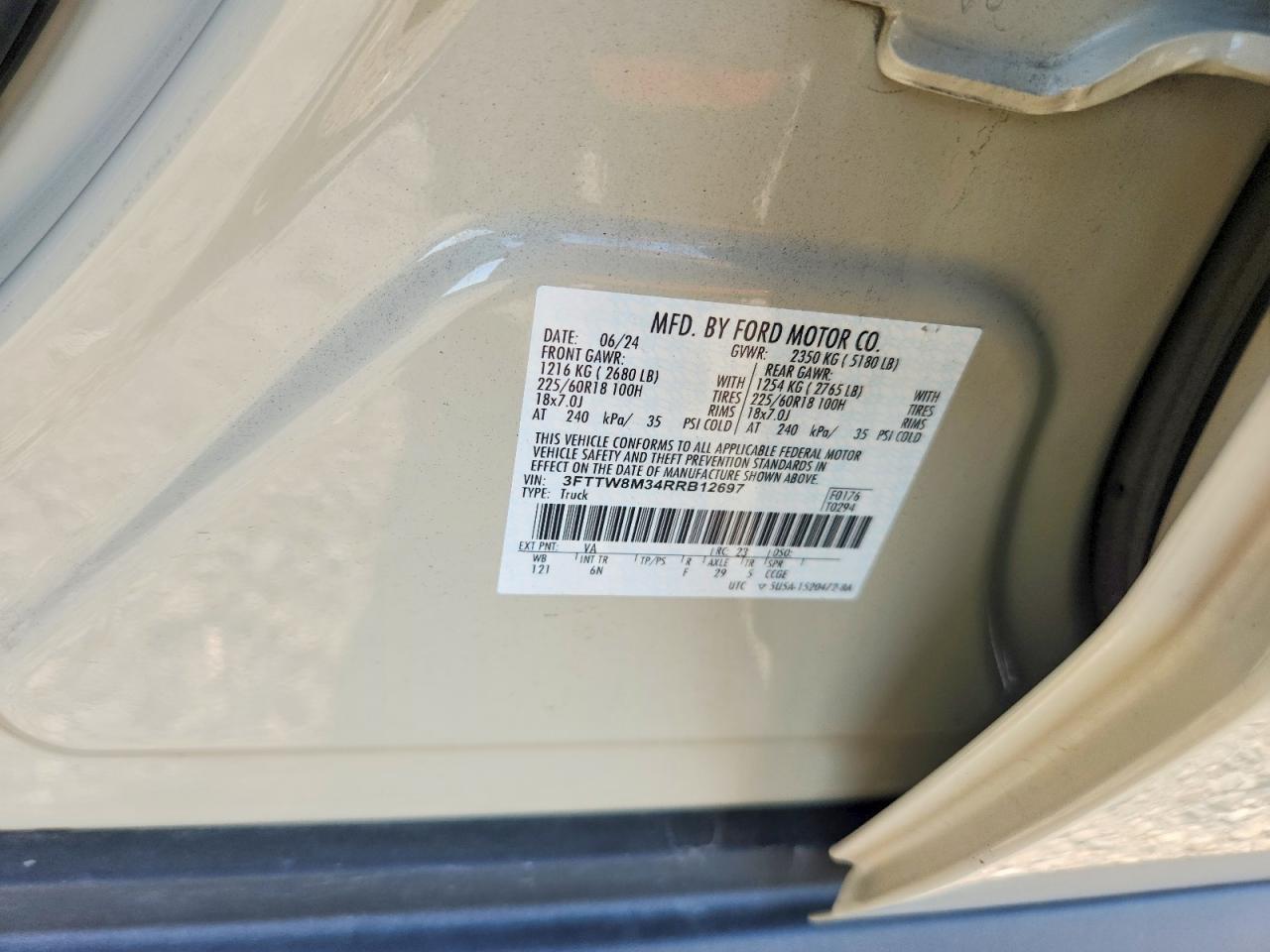 2024 Ford Maverick Lariat - zdjęcie 12