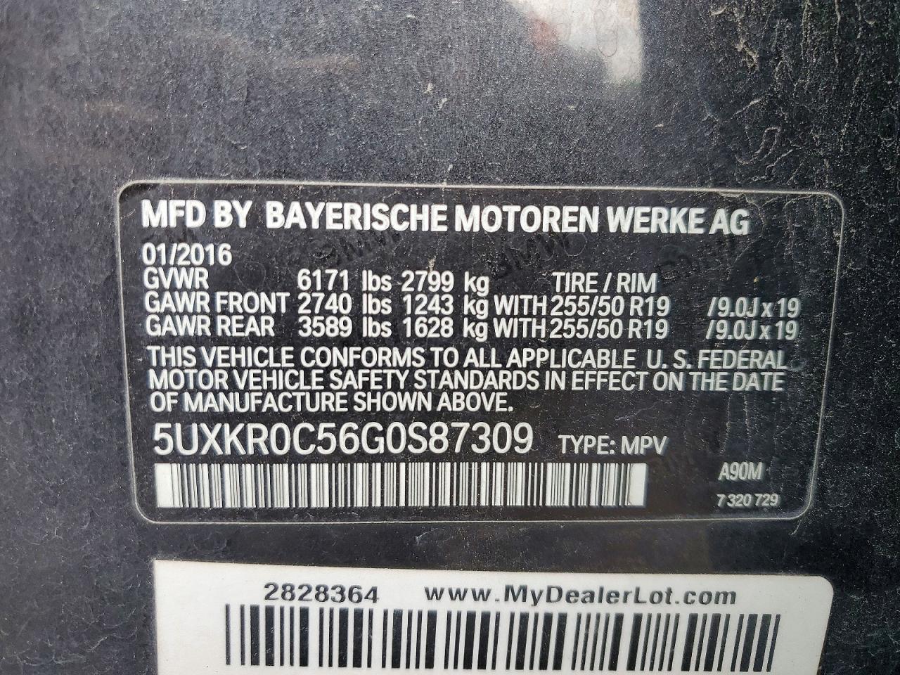 2016 BMW X5 xDrive35I - zdjęcie 13
