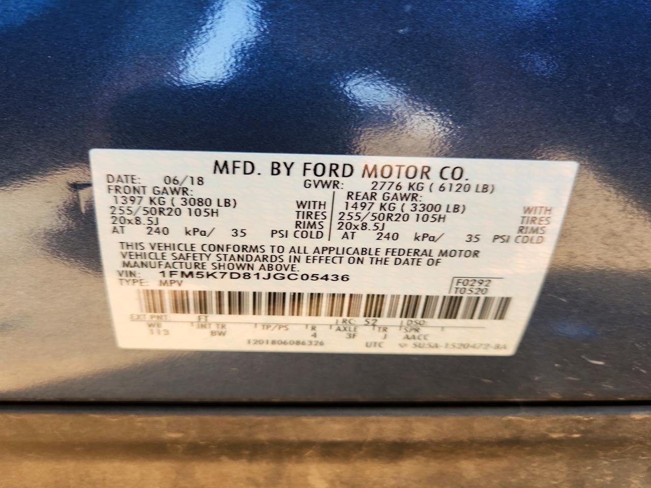 2018 Ford Explorer Xlt - zdjęcie 13