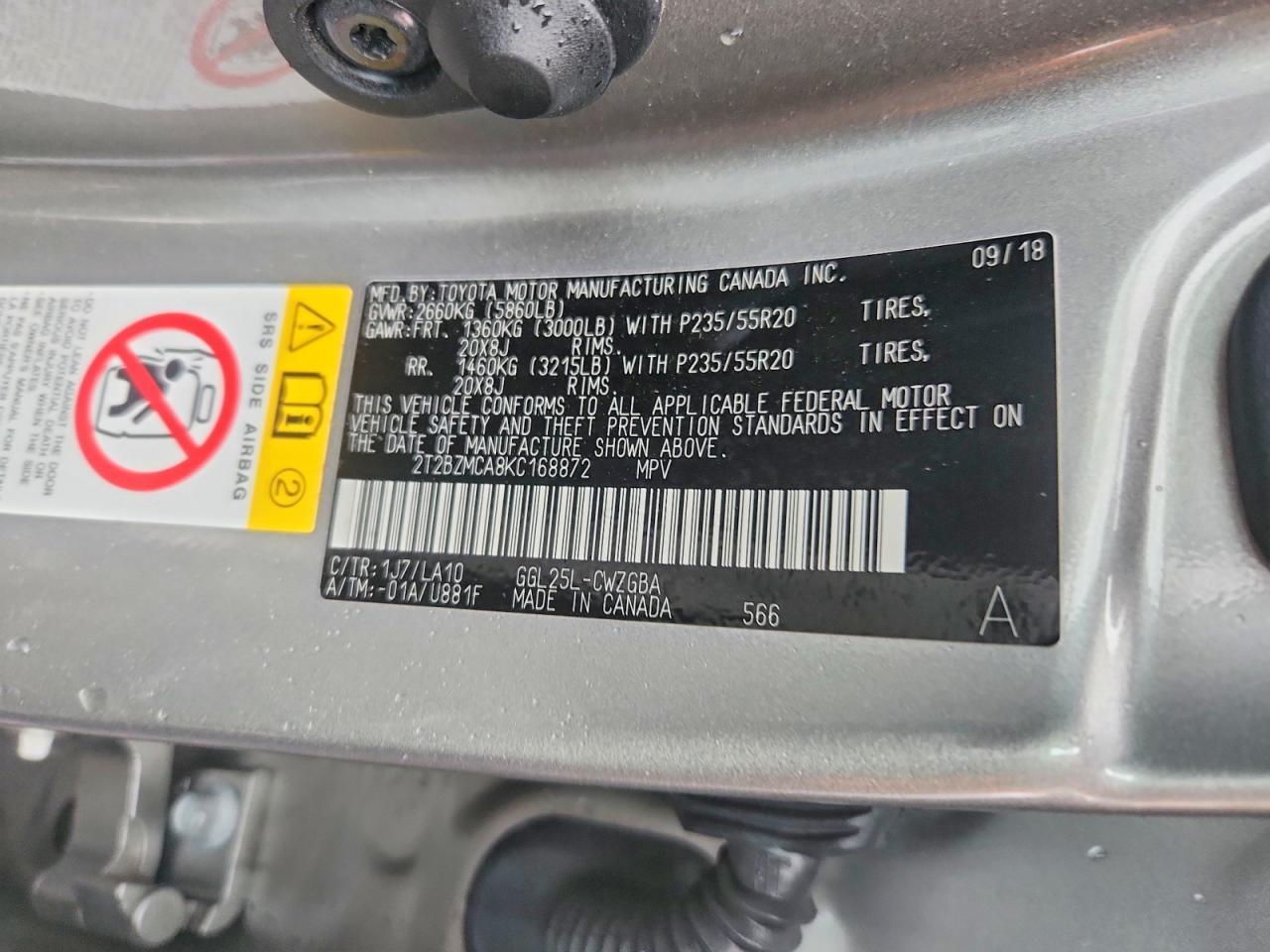 2019 Lexus Rx 350 Base - zdjęcie 13