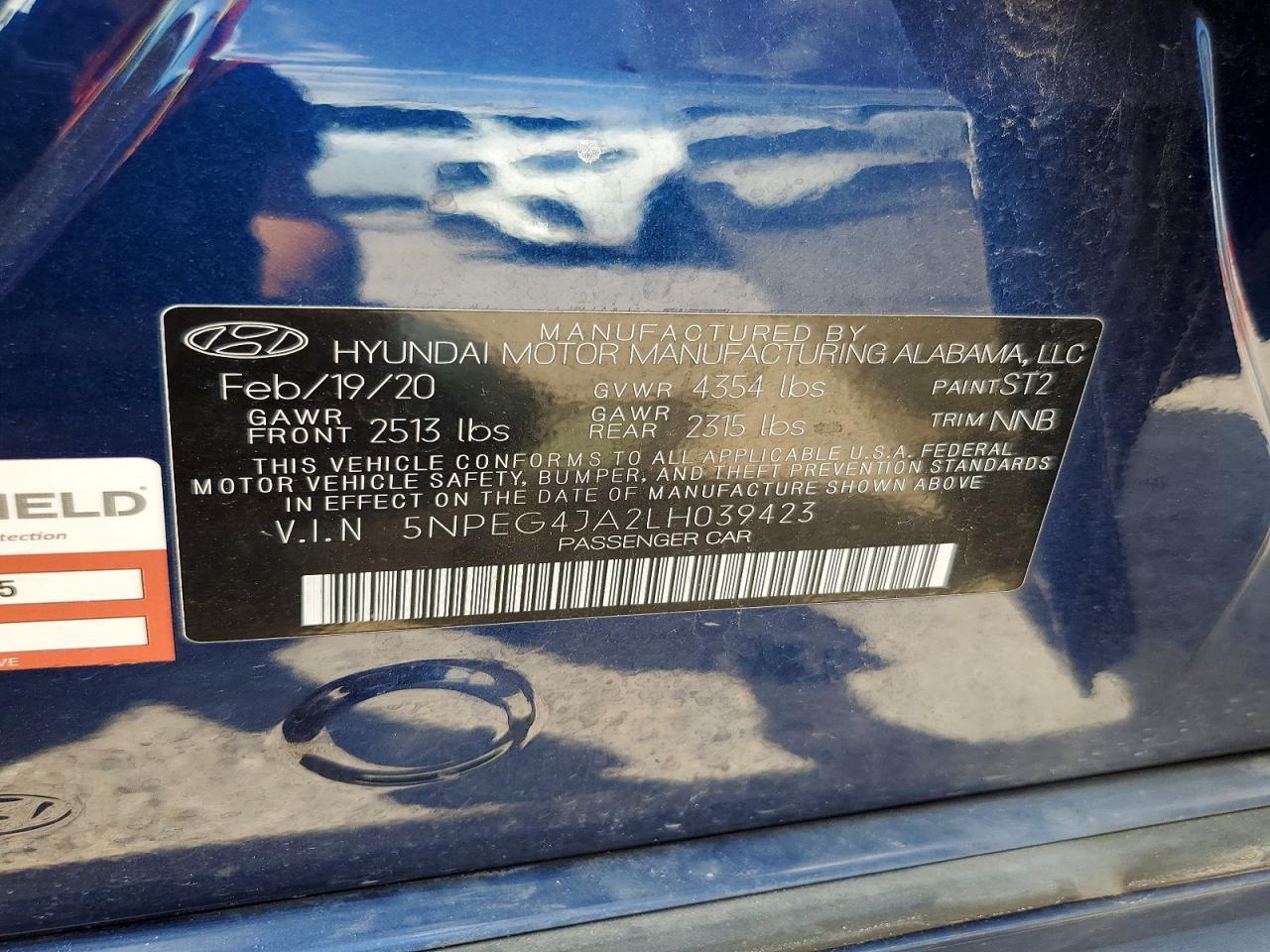2020 Hyundai Sonata Se - zdjęcie 13
