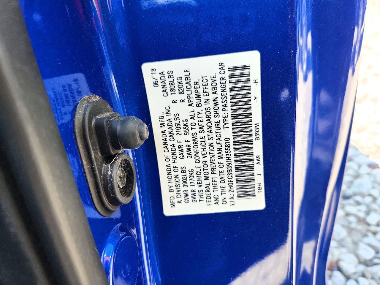 2018 Honda Civic Ex - zdjęcie 12