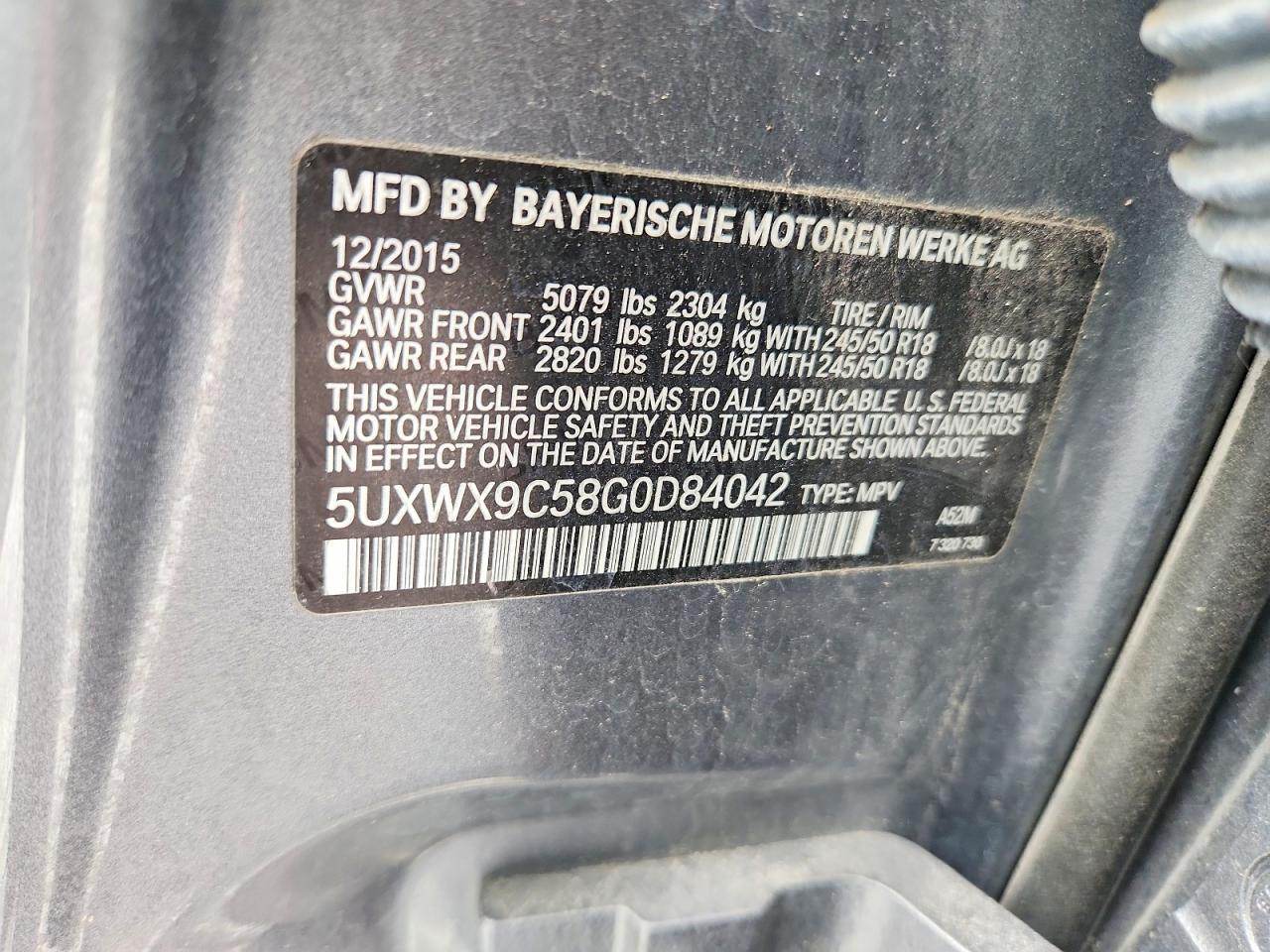 2016 BMW X3 xDrive28I - zdjęcie 13