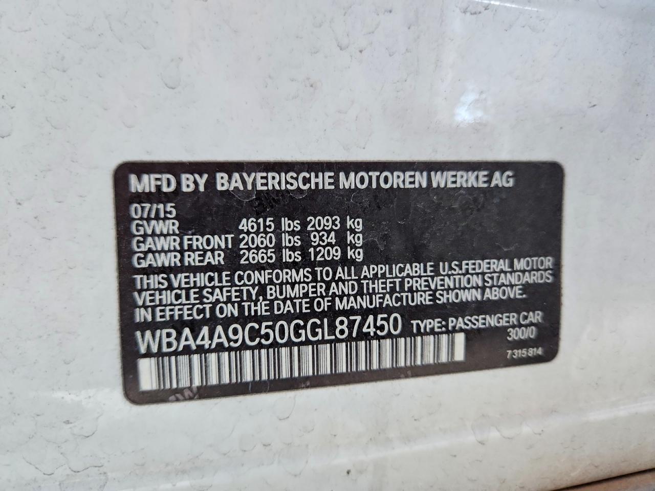 2016 BMW 428 I Gran Coupe Sulev - zdjęcie 12