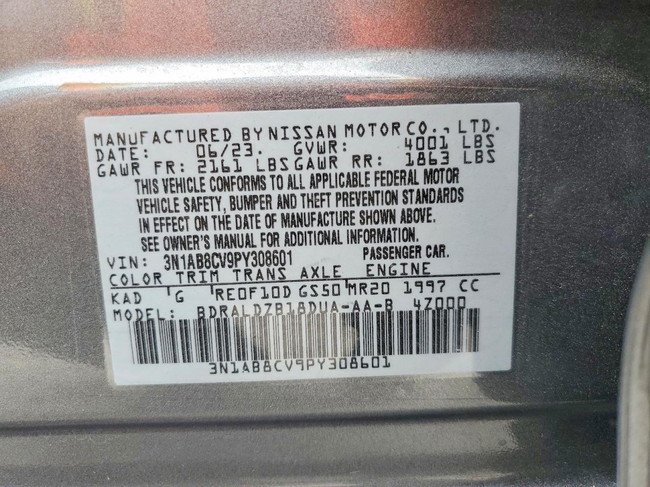 2023 Nissan Sentra Sv - zdjęcie 13