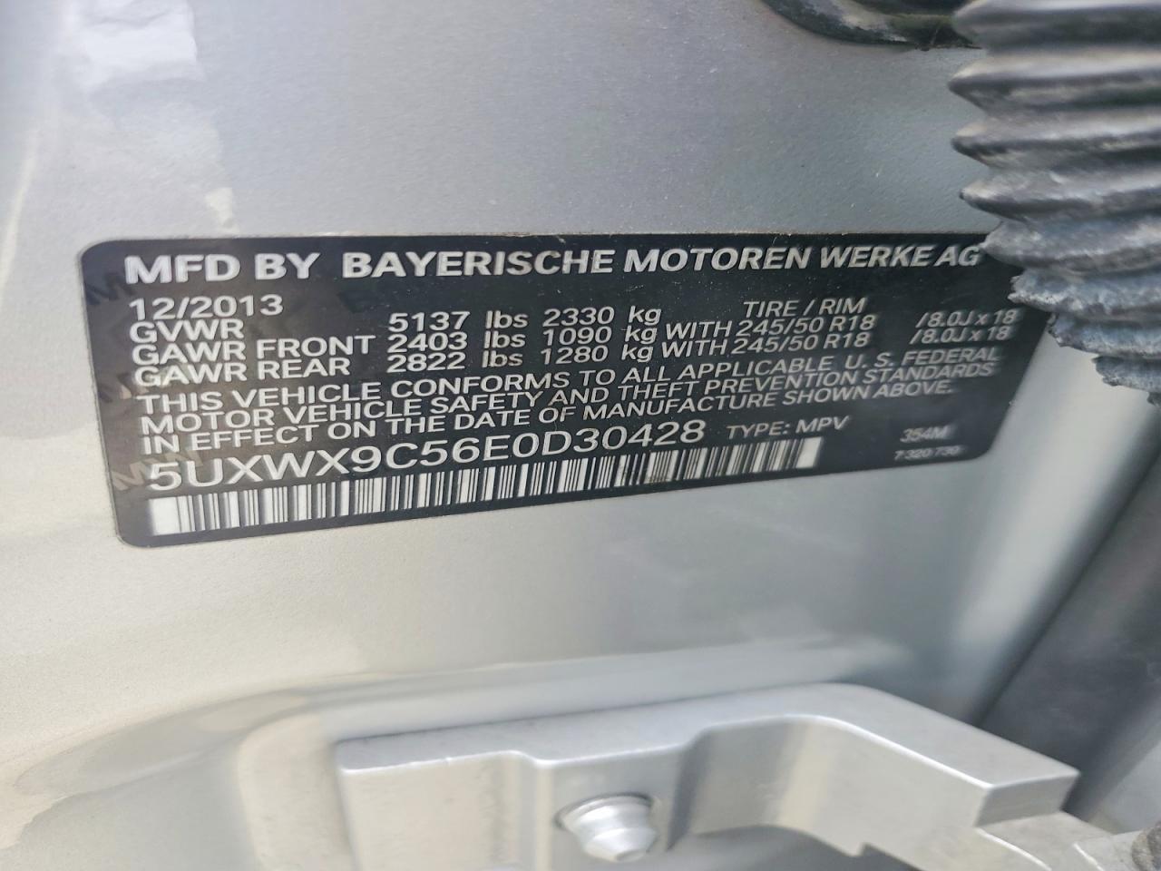 2014 BMW X3 xDrive28I - zdjęcie 13