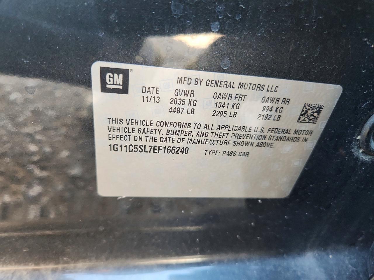 2014 Chevrolet Malibu 1Lt - zdjęcie 13