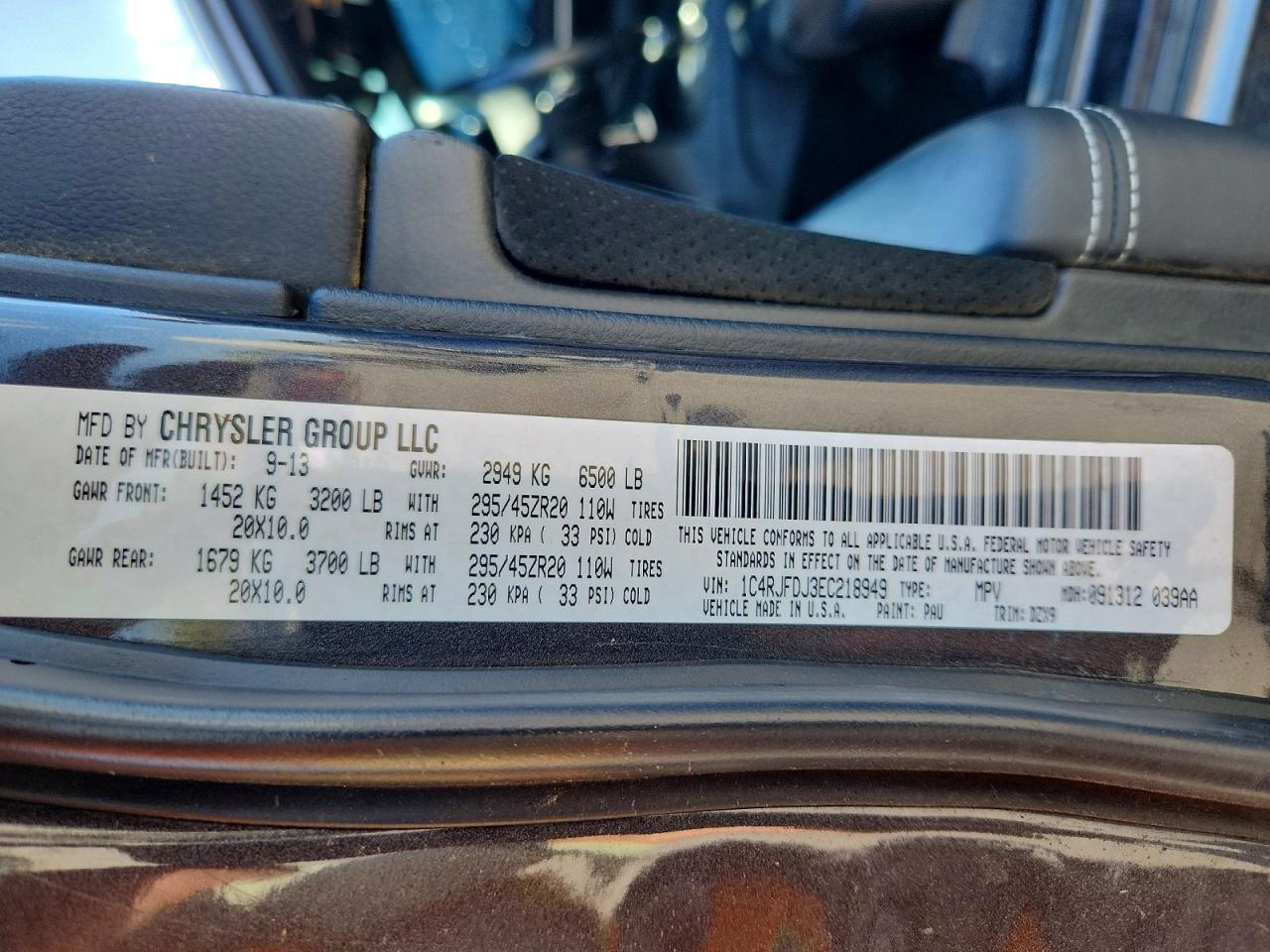 2014 Jeep Grand Cherokee Srt-8 - zdjęcie 14