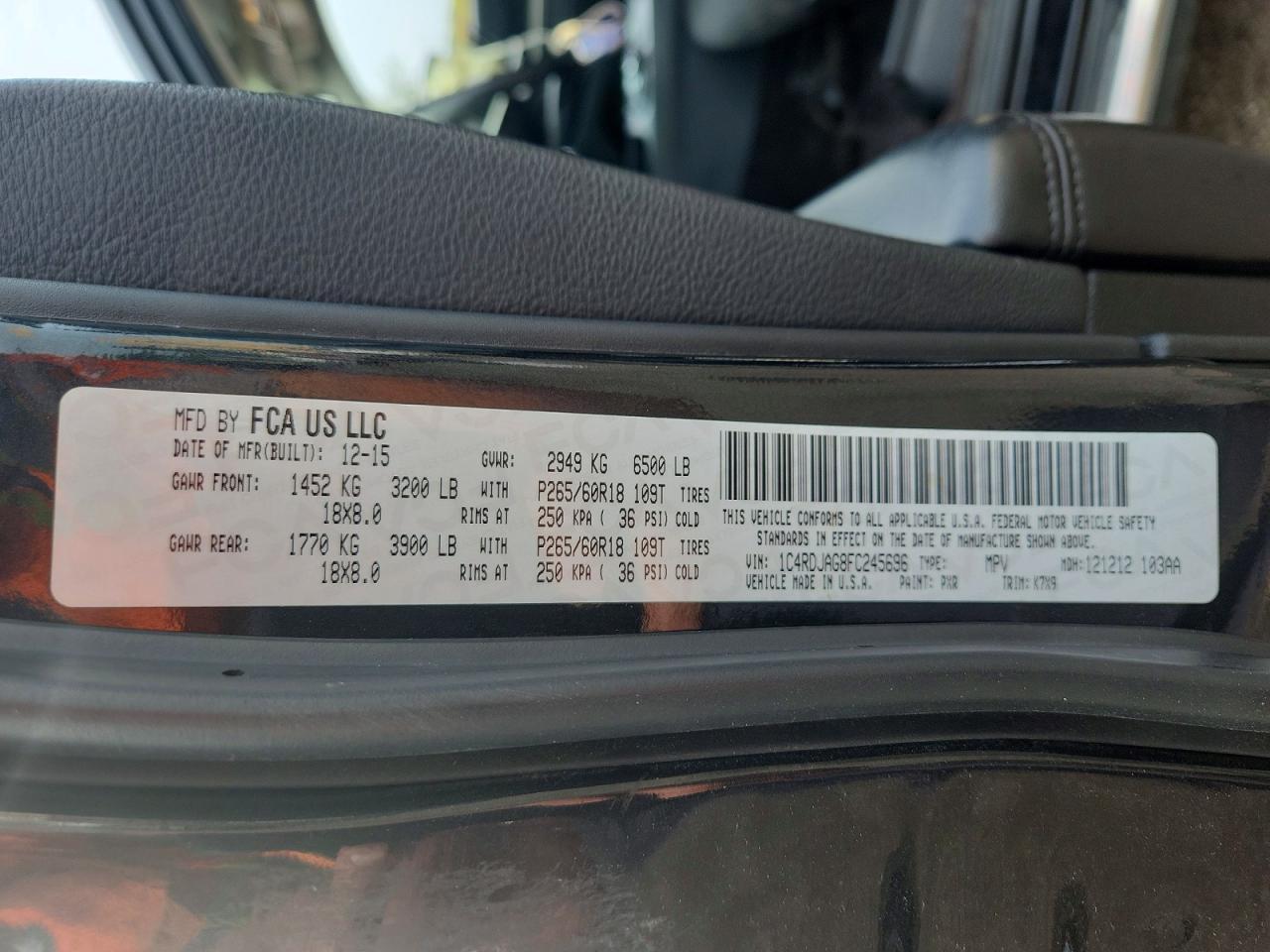 2015 Dodge Durango Sxt - zdjęcie 13