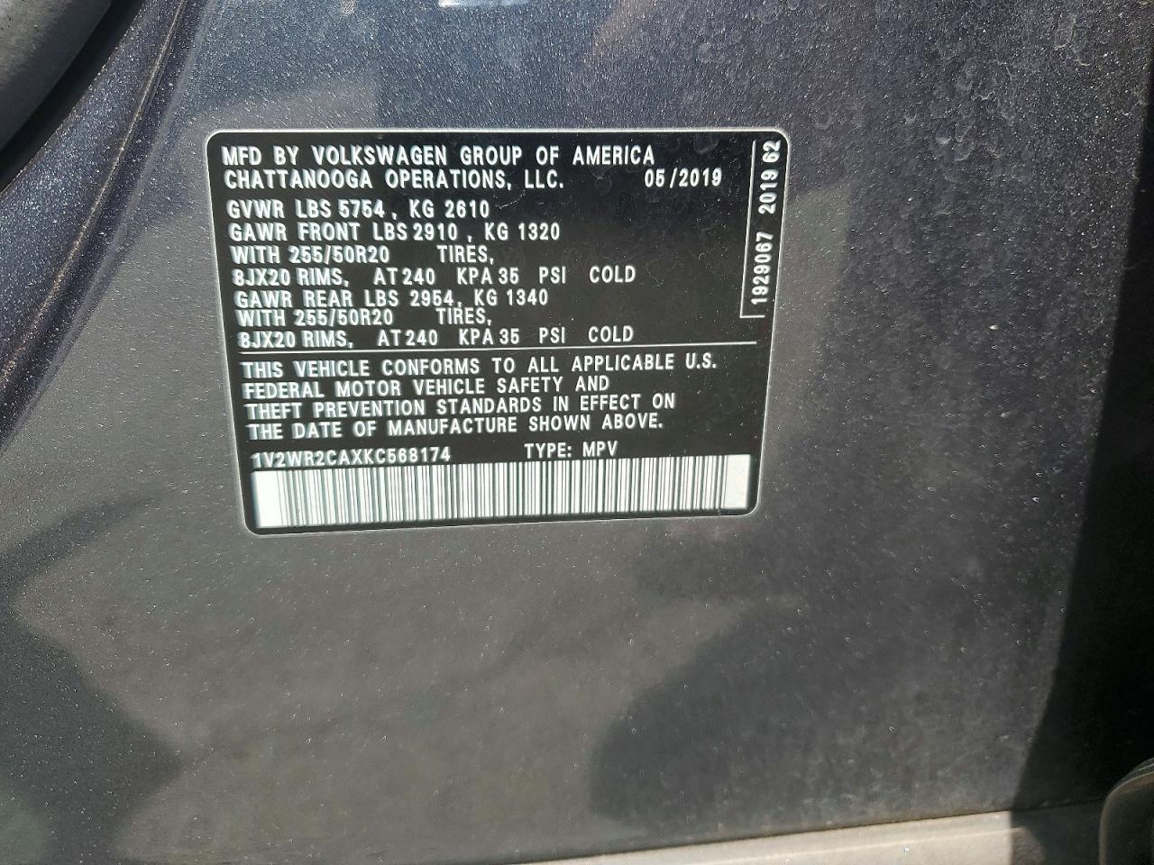 2019 Volkswagen Atlas Se - zdjęcie 13