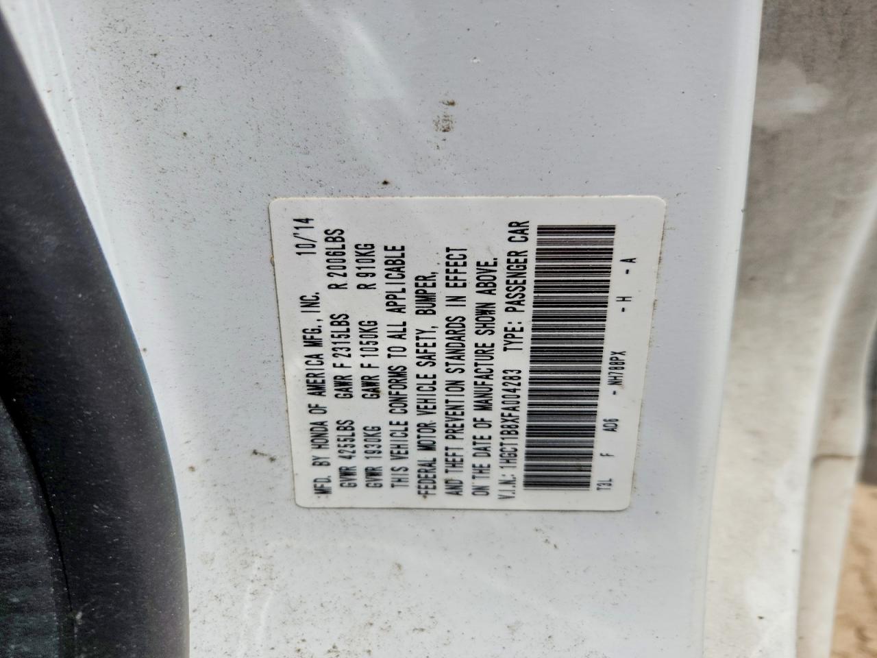 2015 Honda Accord Exl - zdjęcie 13