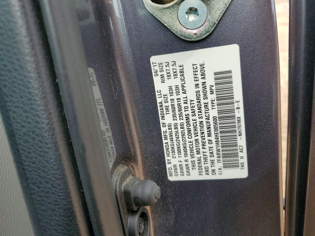 2017 Honda Cr-V Exl - zdjęcie 13