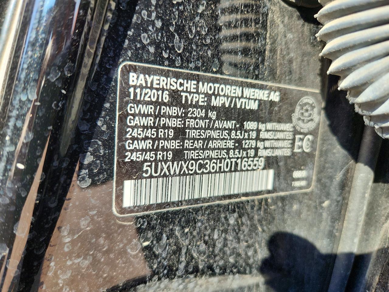 2017 BMW X3 xDrive28I - zdjęcie 13