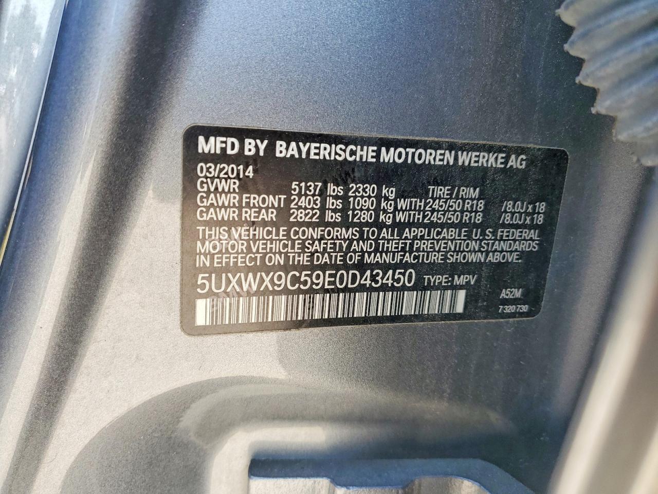 2014 BMW X3 xDrive28I - zdjęcie 3