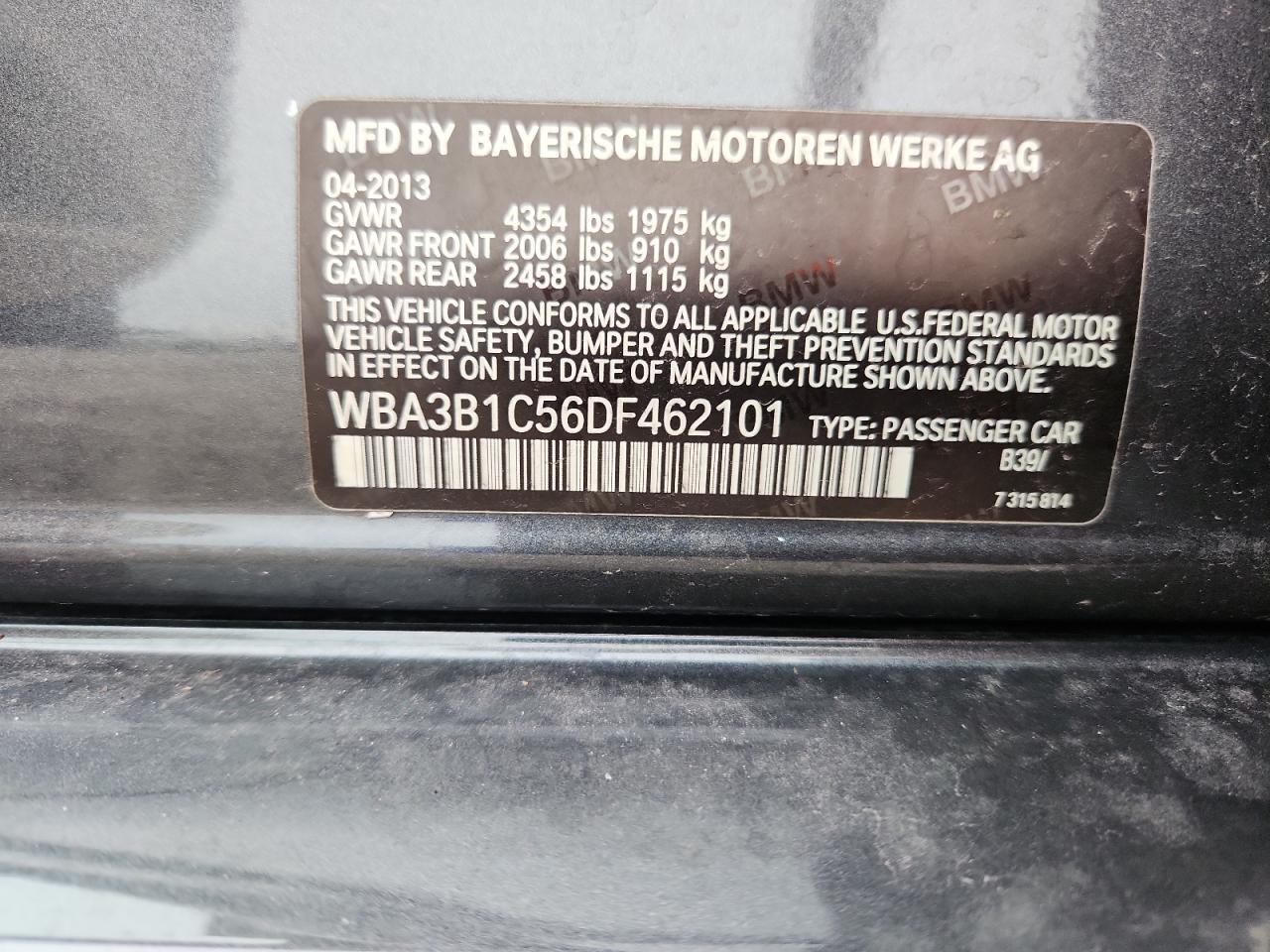 2013 BMW 320 I - zdjęcie 12