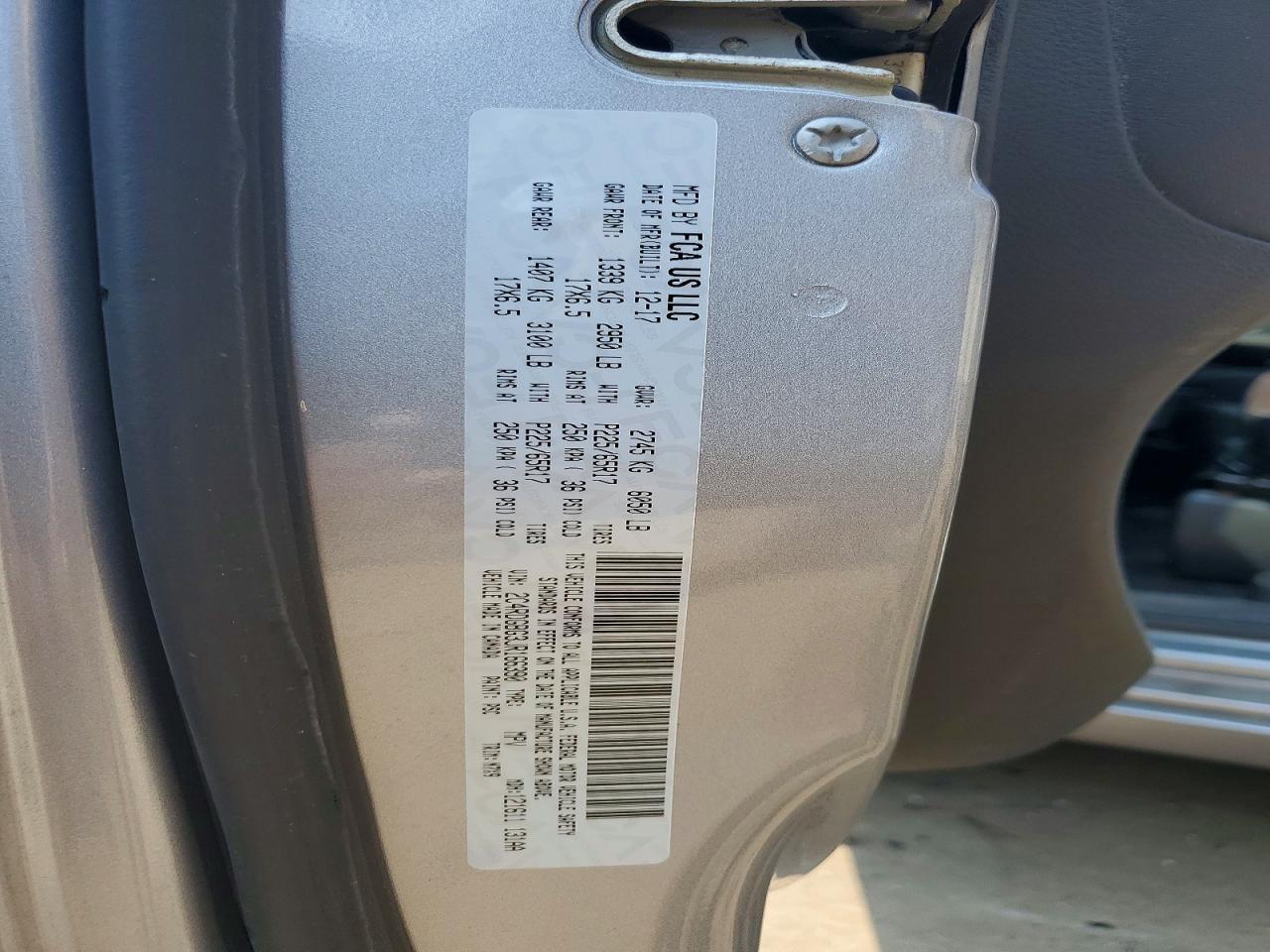 2018 Dodge Grand Caravan Se - zdjęcie 13