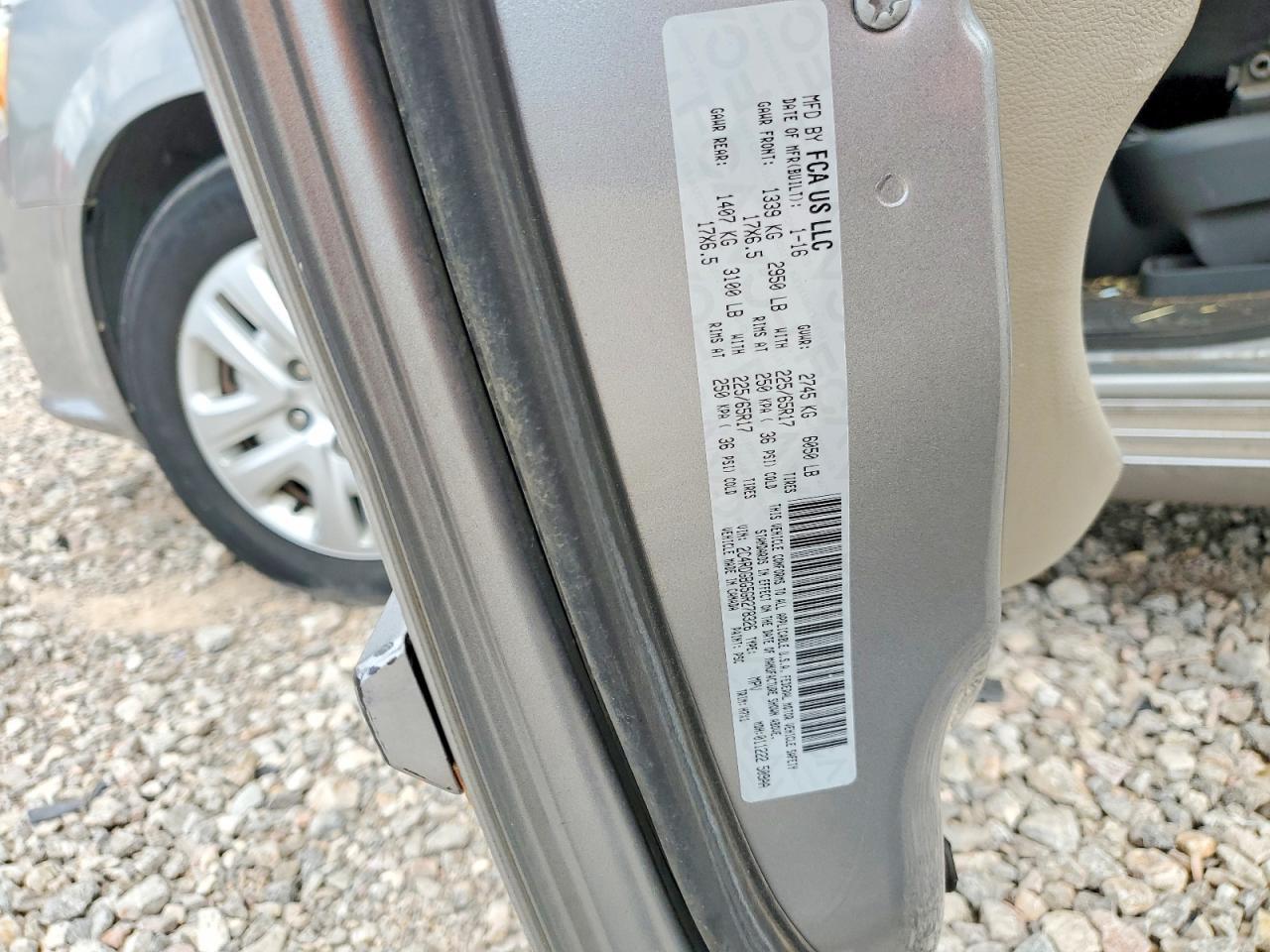 2016 Dodge Grand Caravan Se - zdjęcie 13