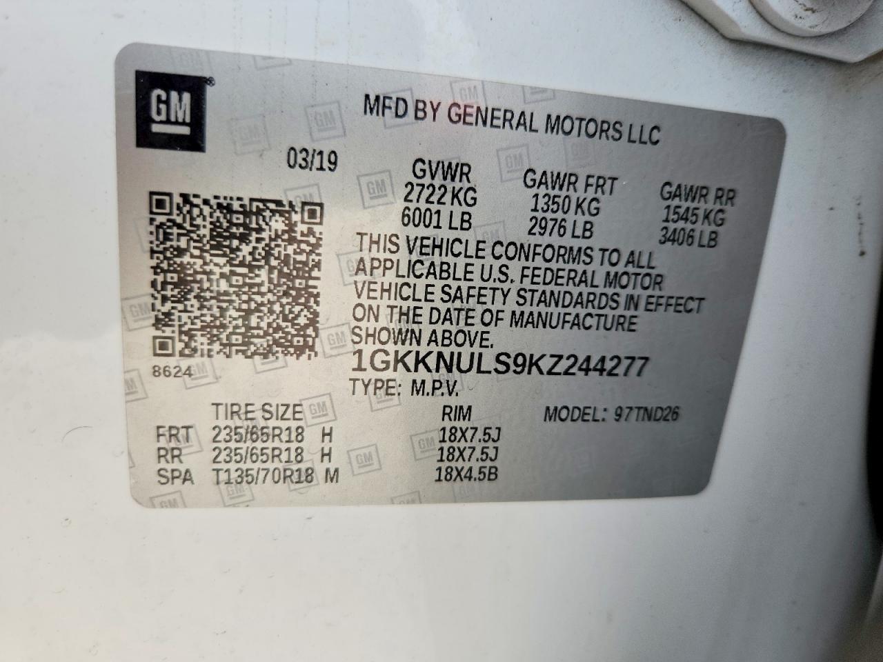 2019 GMC Acadia Slt-1 - zdjęcie 12