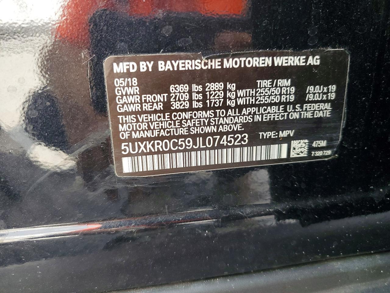2018 BMW X5 xDrive35I - zdjęcie 14