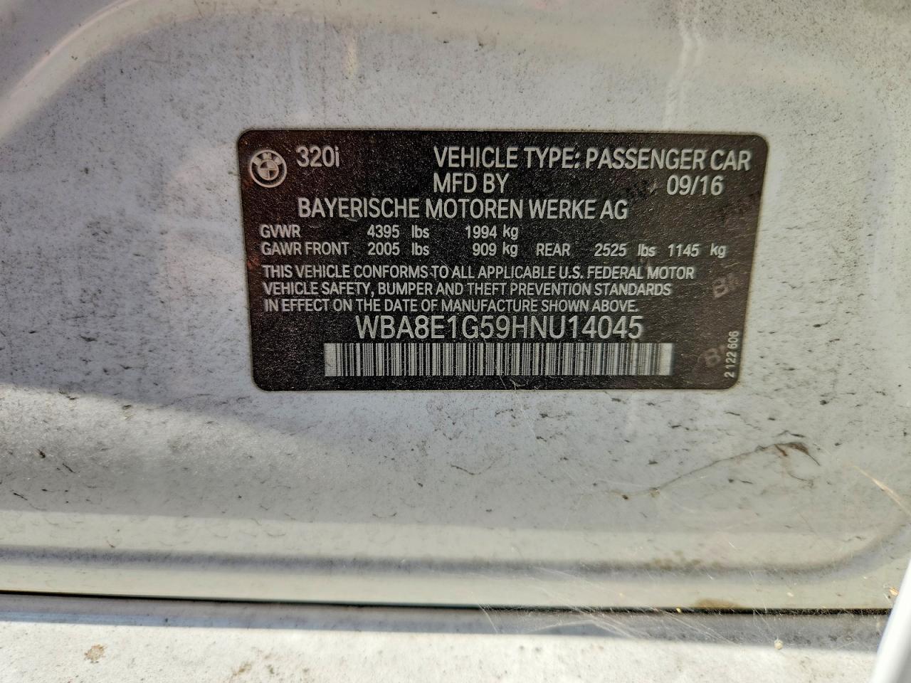 2017 BMW 320 I - zdjęcie 12