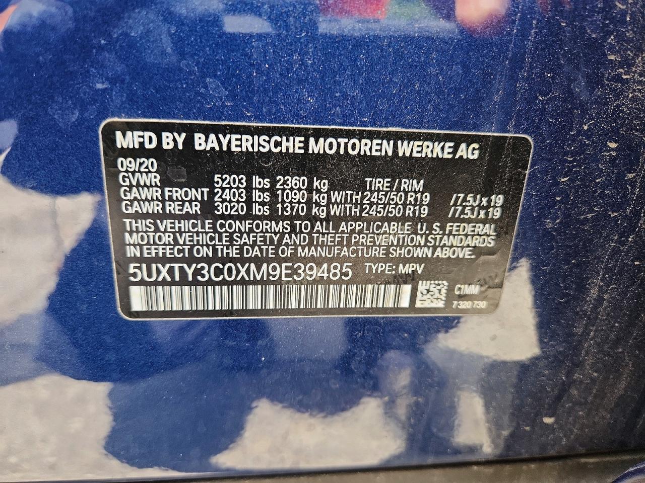 2021 BMW X3 Sdrive30I - zdjęcie 14