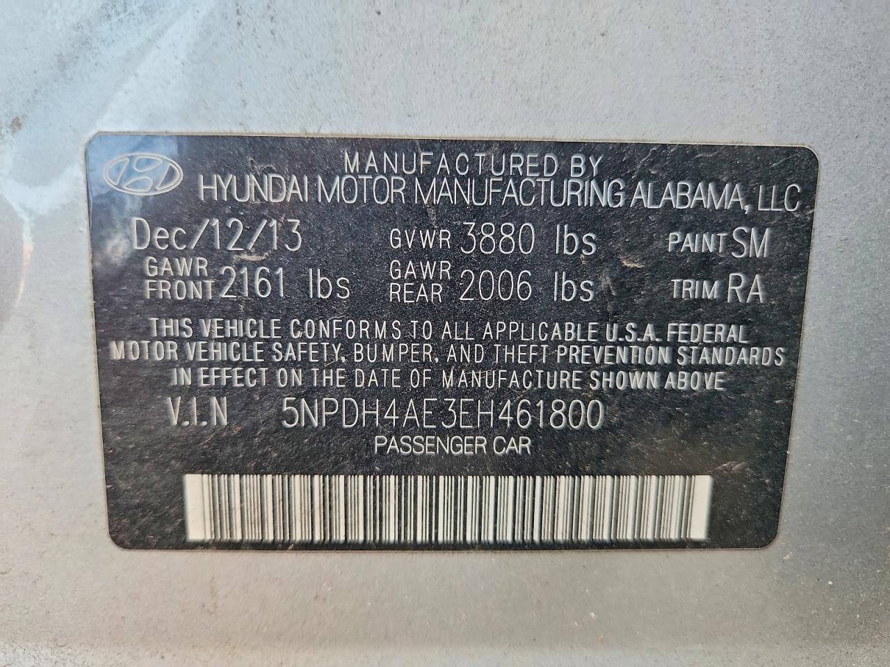 2014 Hyundai Elantra - zdjęcie 12