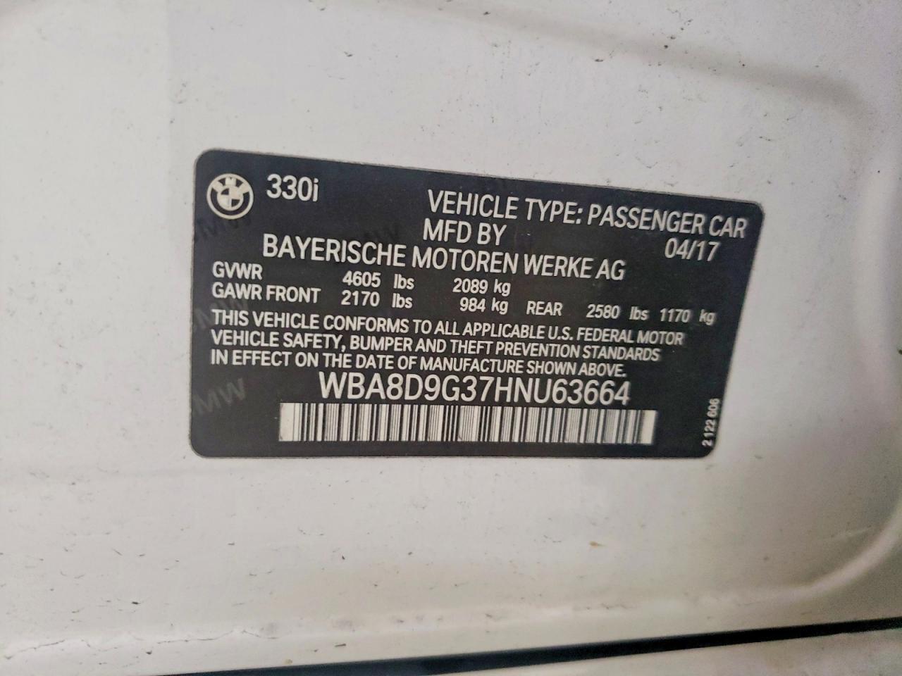 2017 BMW 330 Xi - zdjęcie 13