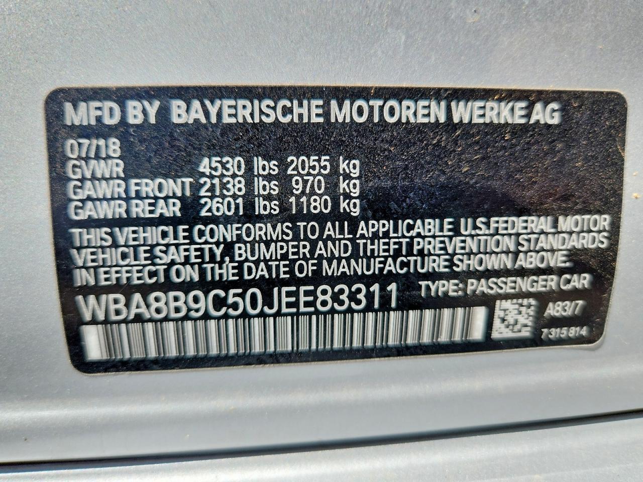 2018 BMW 330 I - zdjęcie 12