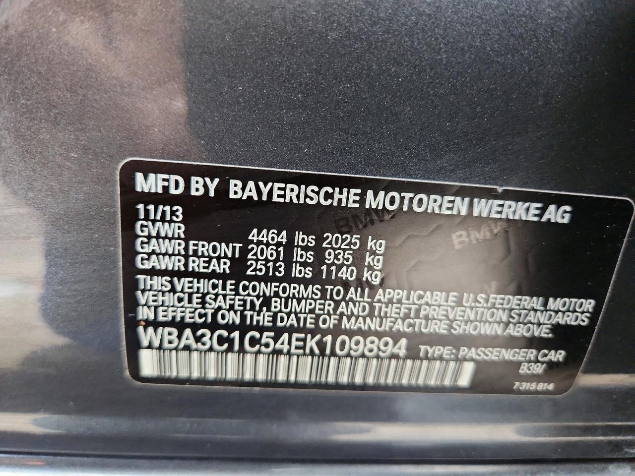 2014 BMW 328 I Sulev - zdjęcie 12
