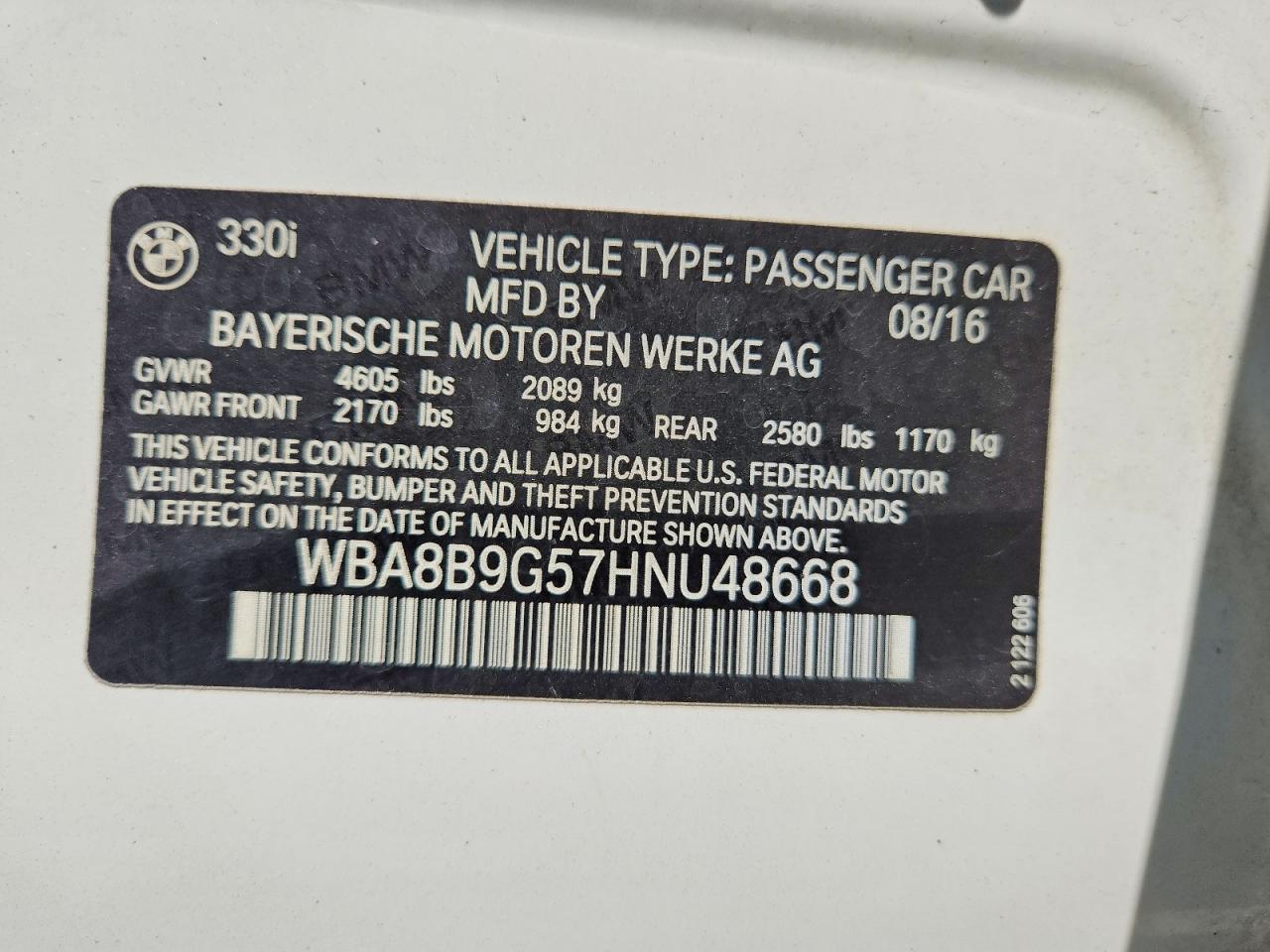 2017 BMW 330 I - zdjęcie 13
