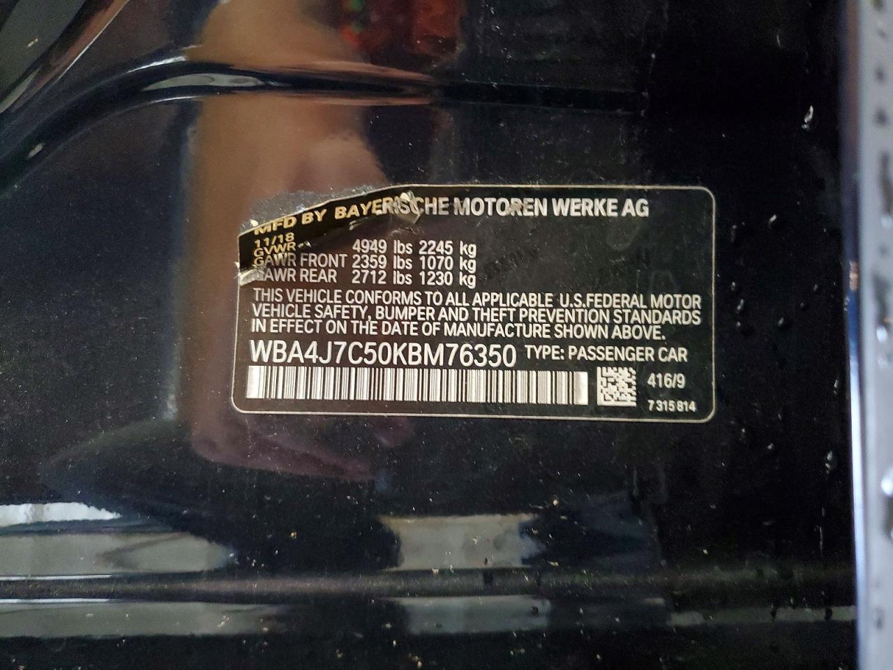 2019 BMW Seria 4 440i - zdjęcie 13