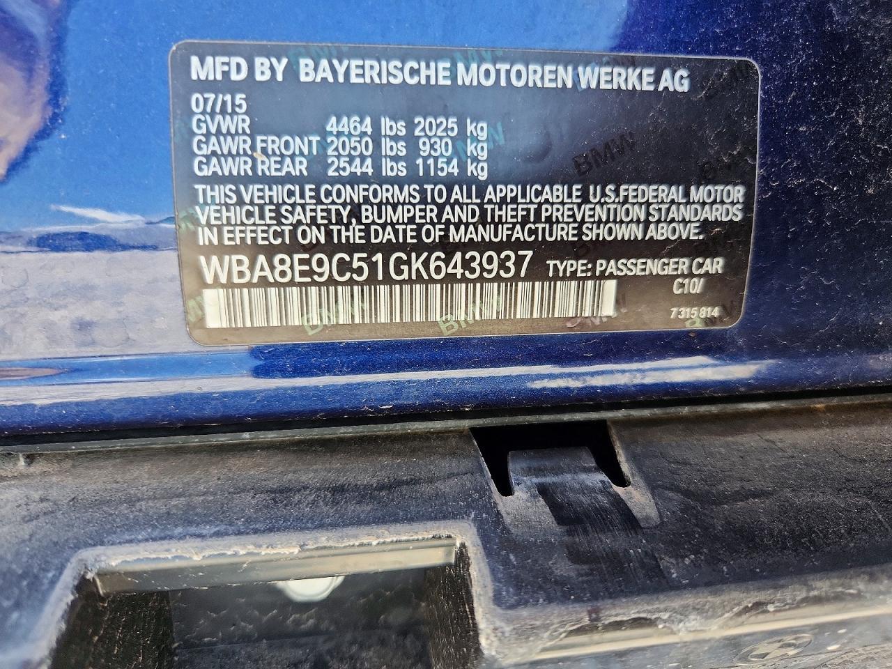 2016 BMW 328 I Sulev - zdjęcie 13