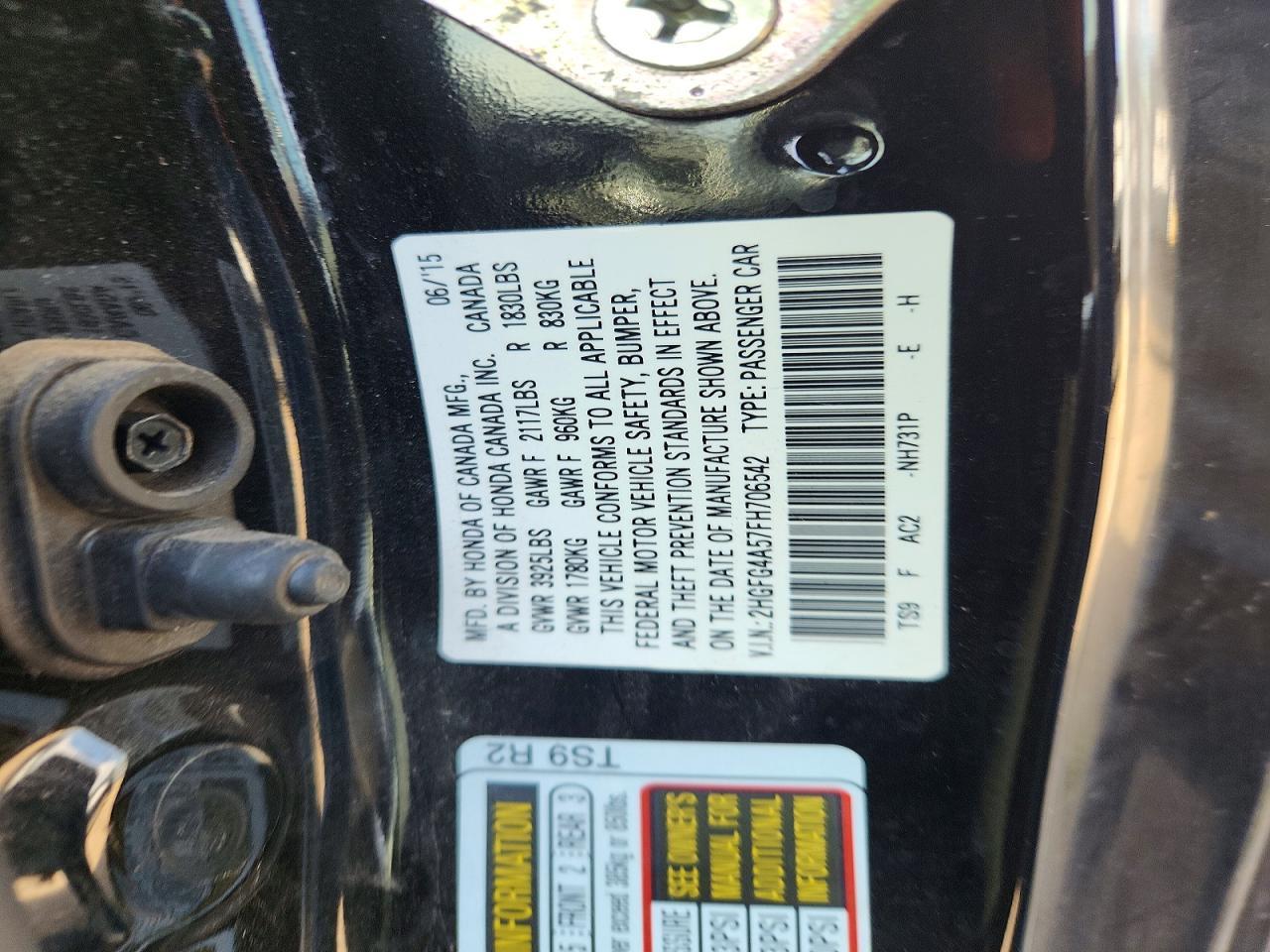 2015 Honda Civic Si - zdjęcie 12