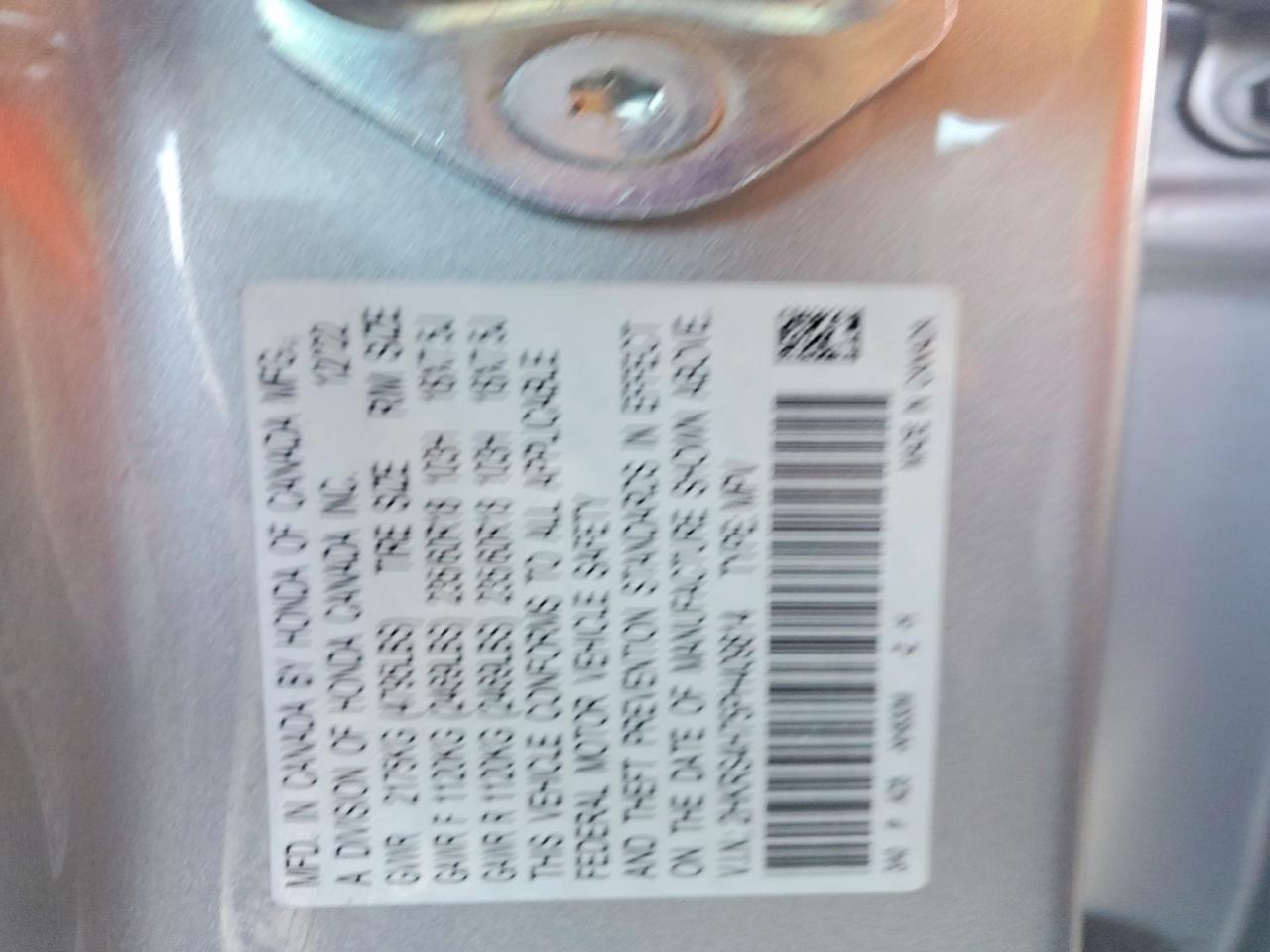 2023 Honda Cr-V Exl - zdjęcie 14