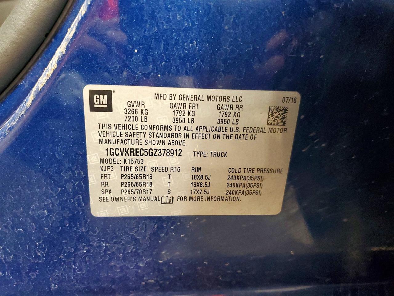 2016 Chevrolet Silverado K1500 Lt - zdjęcie 12